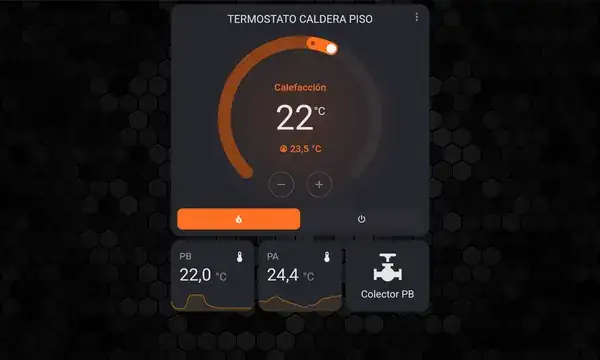 Termostato de caldera por piso